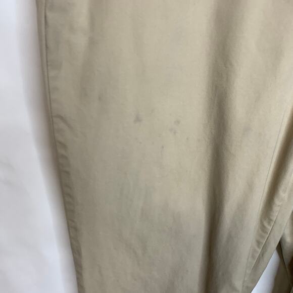 Lands' End Khaki Twill Pants Sz 6 Cotton - Picture 3 of 9